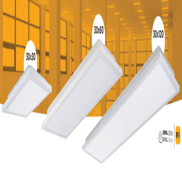30x120 Recessed Mounted Office Luminaire 45W