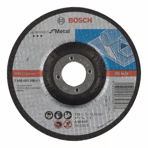 BOSCH metal kəsmə disk 125 x 2.5 x 22.23 mm