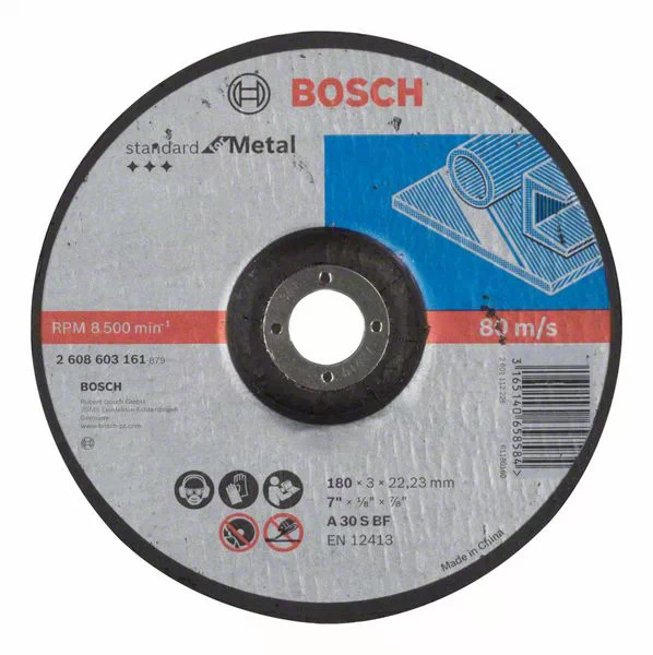 BOSCH metal kəsmə disk 180 x 3 x 22.23 mm