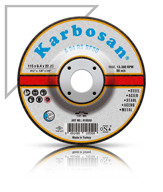 KARBOSAN metal kəsmə disk 115 x 6.4 x 22.23 mm