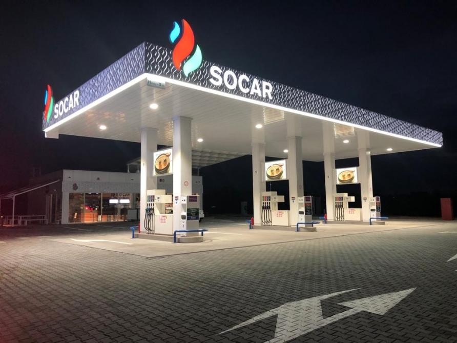 Socar Petroleum Station Lights